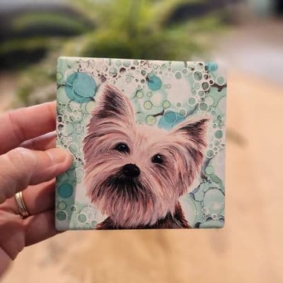 Yorkie Dog Coaster