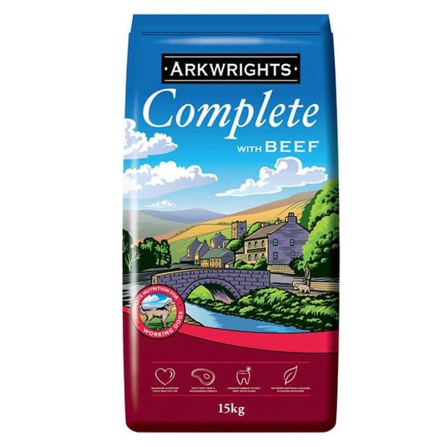 Arkwrights Adult Dog Food Beef 15kg