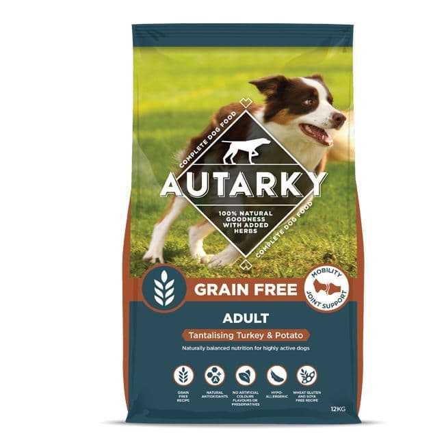 Autarky Grain Free Adult Dog Food Turkey & Potato 12kg