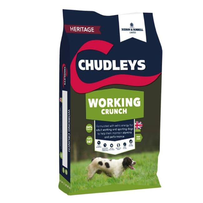 Chudleys Working Crunch Adult Dog Food 15kg