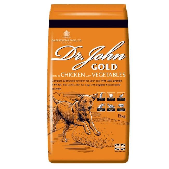 Dr John Gold Chicken with Vegetables 15kg