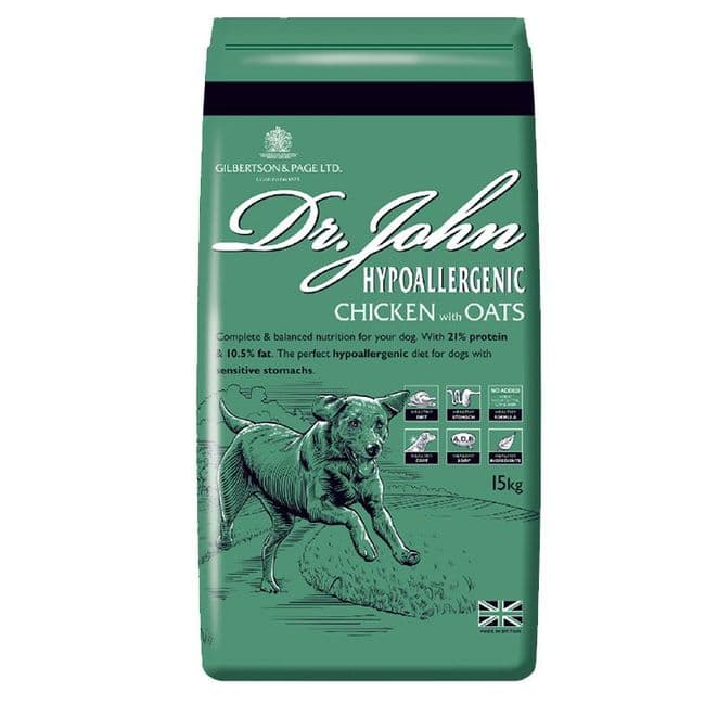 Dr John Hypoallergenic Chicken with Oats 15kg