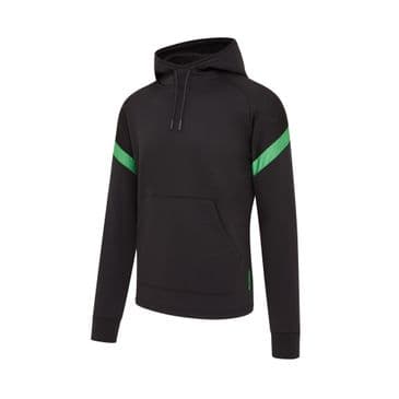 111 Kinetic Tech Hoodie - Adults (Black / Emerald)
