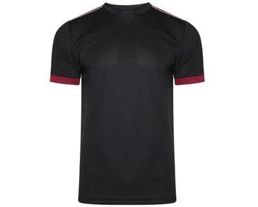 Adults Heritage T-Shirt (Black/Maroon)