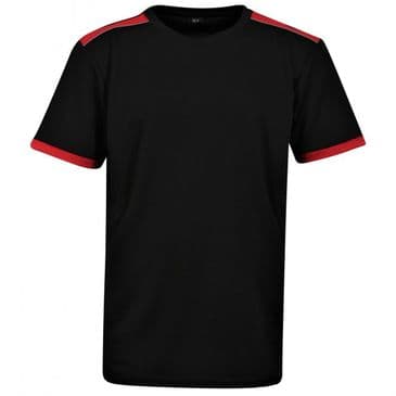 Adults Heritage T-Shirt (Black/Red)