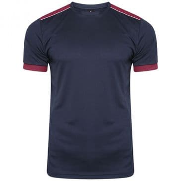 Adults Heritage T-Shirt (Navy/Maroon)