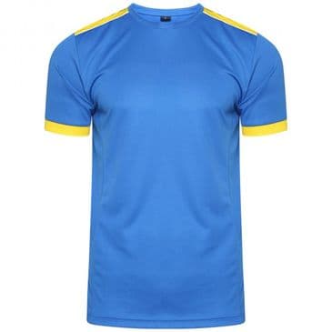 Adults Heritage T-Shirt (Royal/Yellow)