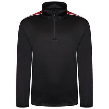 Adults Heritage Tech Top (Black/Red)