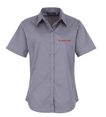 Aviation Academy Ladies Short Sleeve Poplin Blouse (PR302)