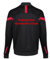 Basingstoke Gymnastics  Midlayer Top Youth (925) - Black / Red