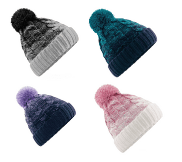 Beechfield BB459 Ombré Pom Pom Beanie