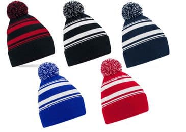 Beechfield BB473R Striped Fan Beanie (B473R)