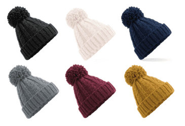 Beechfield BB480 Cable Knit Melange Beanie ( BB480 / BC480 / B480 )
