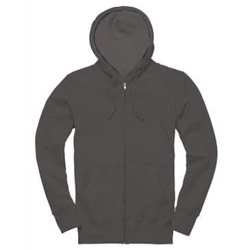CR04 - Comfort Cut Zip Hoodie (Charcoal Melange)
