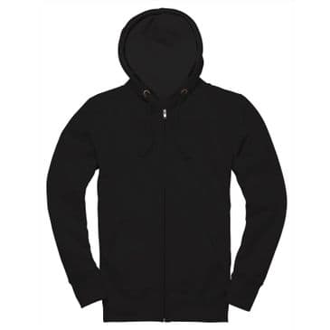 CR04 - Comfort Cut Zip Hoodie (Jet Black)