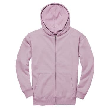 CR04K - Kids Comfort Cut Zip Hoodie (Baby Pink)