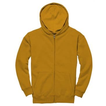 CR04K - Kids Comfort Cut Zip Hoodie (French Mustard)