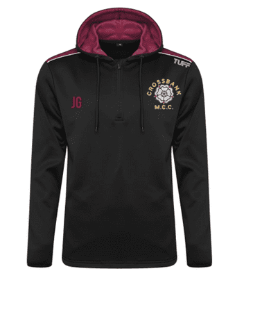 Crossbank Methodists Youth Heritage Hoodie (Black/Maroon)