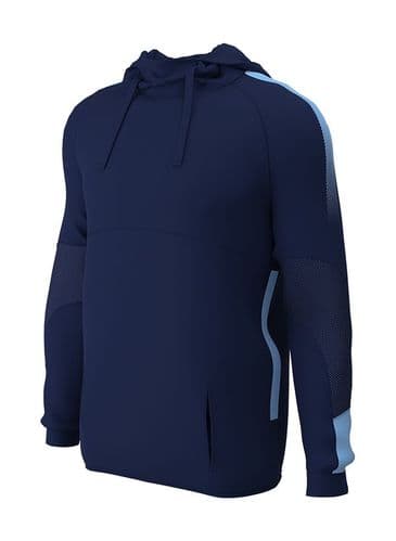 Edge Pro Tech Poly Hoody - Adult (Navy / Sky) (874)
