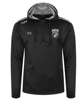 Hunslet Wolves Heritage Hoodie - Adult (Black/Silver)