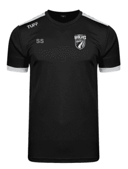 Hunslet Wolves Heritage T-Shirt - Adult (Black/Silver)