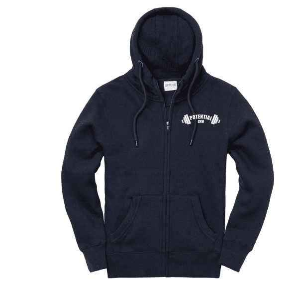 Potential Gym W51PF - Premium Zip Hoodie