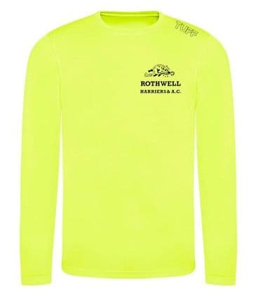 Rothwell Harriers adults Cool Long Sleeve Wicking T-Shirt