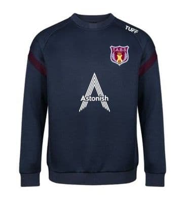 TABS Ladies Kinetic Crew Neck Tech Top Adult (928) - Navy / Maroon