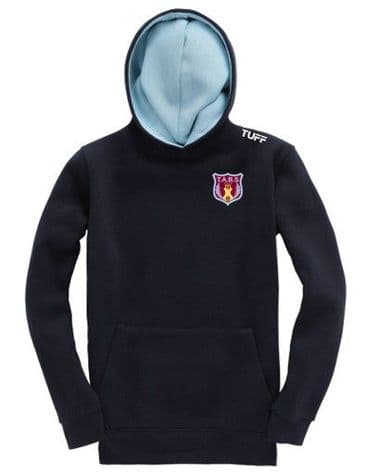 TABS - Premium kids contrast hoodie (Navy / Powder Blue)