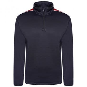 Youth Heritage Tech Top (Navy/Red)