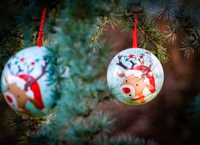 Christmas Tin Bauble – With Optional Tea Sample