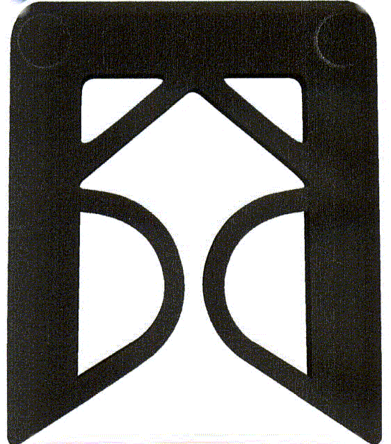 HANGER SHIM - Black 2mm thickness 46mm width 54mm length