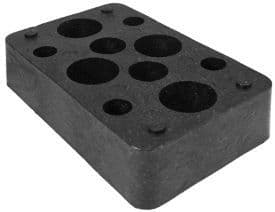 Packer Dims HIGH DENSITY PACKERS - Black 76mm L x 47mm W x 20mm H