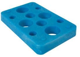 Packer Dims HIGH DENSITY PACKERS - Blue 76mm L x 47mm W x 10mm H