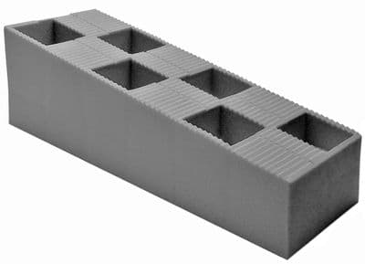 WEDGIT - Grey Interlocking Wedges 50mm(H) x 45mm(W) x 150mm(L). Maximum load - 530 kg