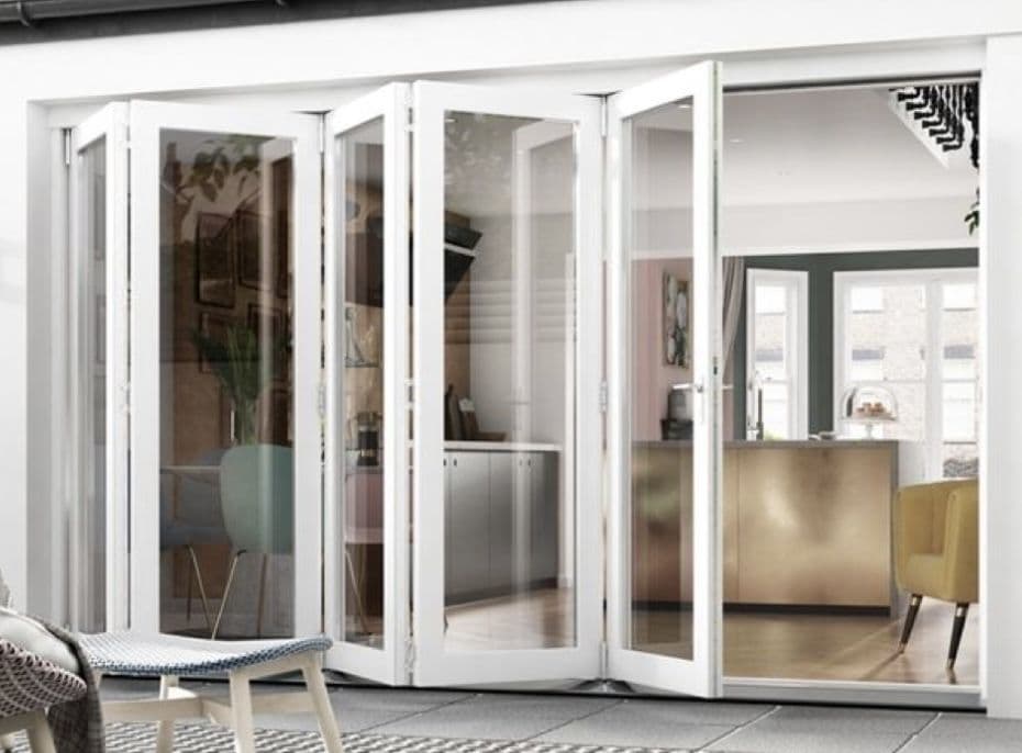 JOINERY REDWOOD BIFOLD DOOR SET 5 LEAF STYLE 2