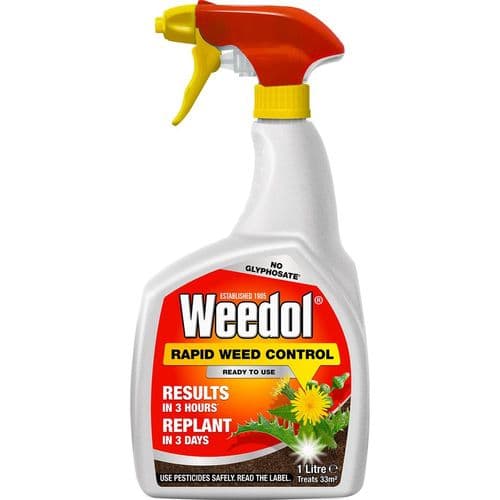 1l Weedol Rapid Control Ready to use Spray Gun