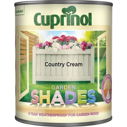 2.5L Country Cream Cuprinol Shades