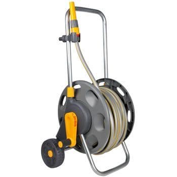 50m Hozelock Hose Cart With Fittings