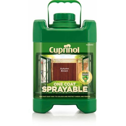 5L Autumn Brown Cuprinol Sprayable