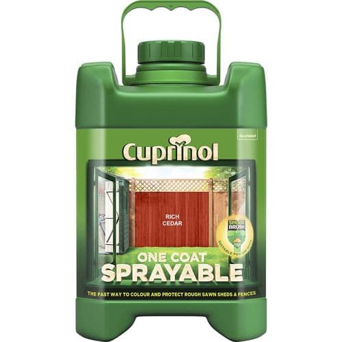 5L Rich Cedar Cuprinol Sprayable