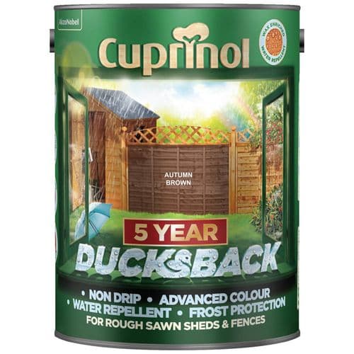 Cuprinol Ducksback Autumn Brown 5L