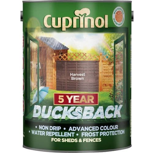 Cuprinol Ducksback Harvest Brown 5L