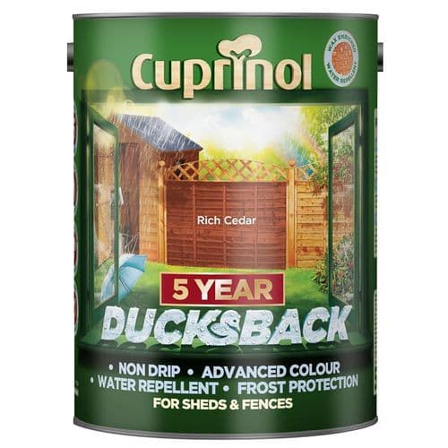 Cuprinol Ducksback Rich Cedar 5L