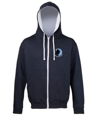 Outlaws Contrast Zip Hoodie