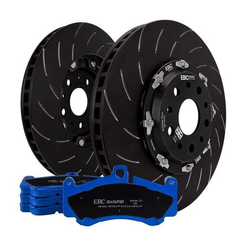 EBC Brakes Racing Pad And 2-Piece Fully-Floating Disc Kit To Fit Front