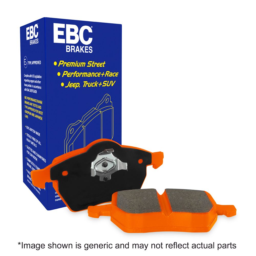 EBC Orangestuff 9000 Series Front Race Brake Pad Set - BREMBO FRONT CALIPERS