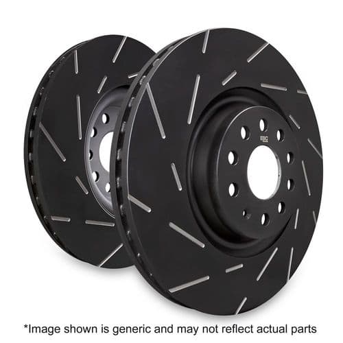 EBC USR Series Fine Slotted Disc Rotors (Pair) To Fit Rear