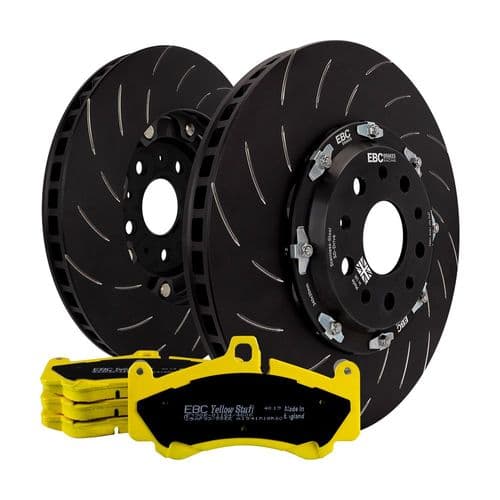 EBC Yellowstuff Pads And 2-Piece Fully-Floating Disc Kit To Fit Front