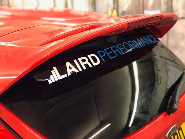 Laird Performance sun strip/Body vinyls